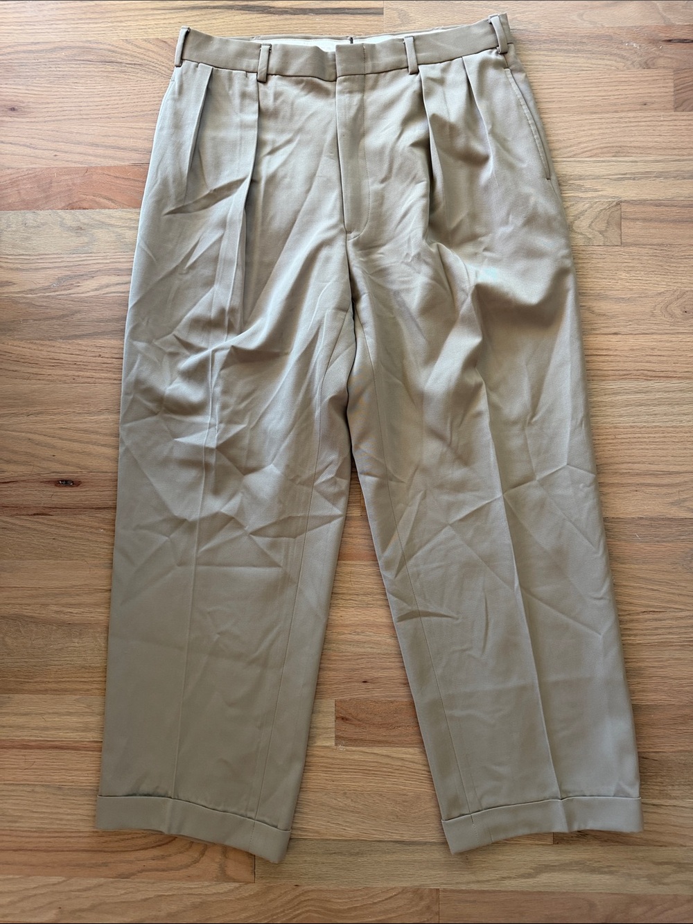 Polo Ralph Lauren Men’s Pleated Khaki Chinos Pants 33x28.5